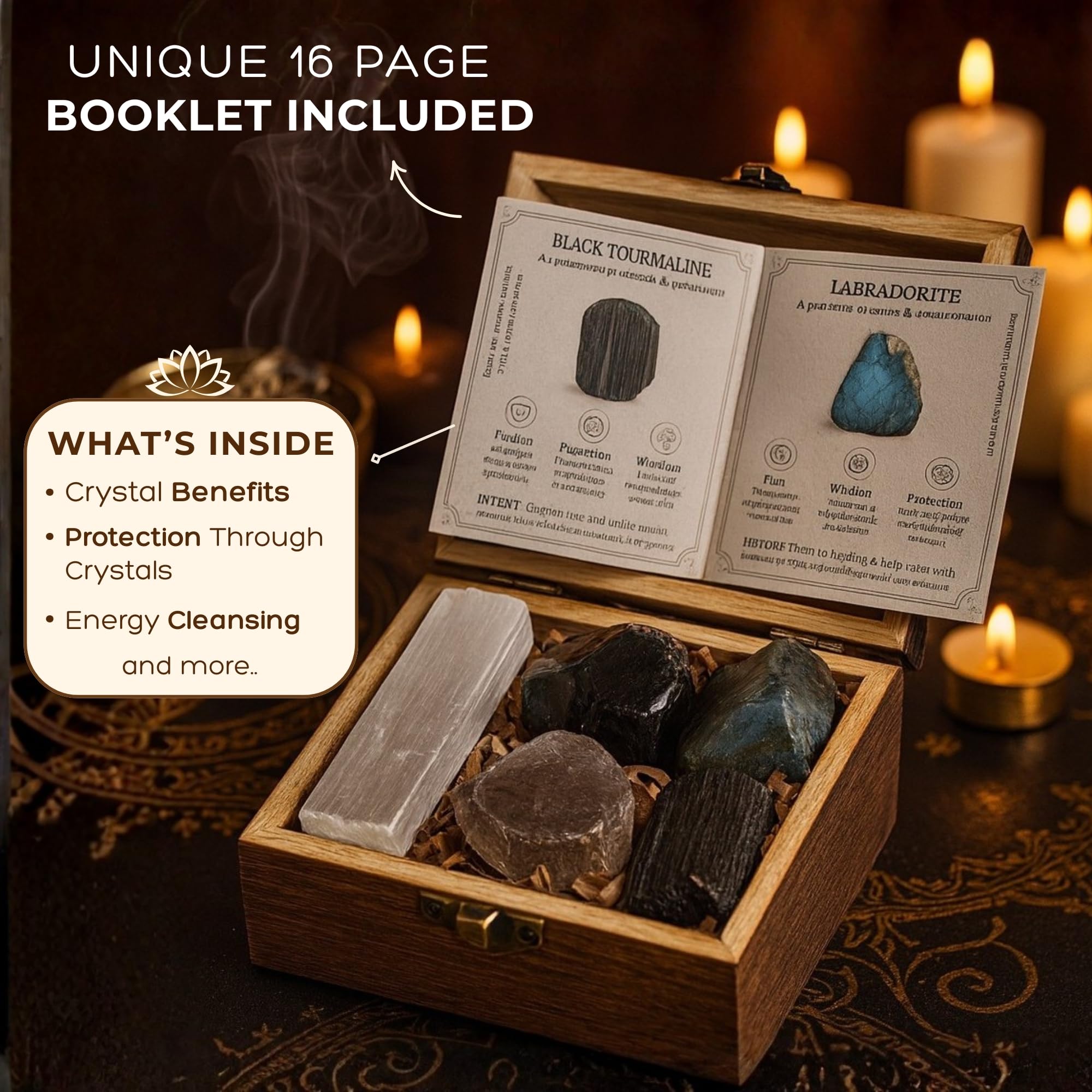 Anima Premium Protection Crystals Smoky Quartz raw stone for transmuting heaviness.