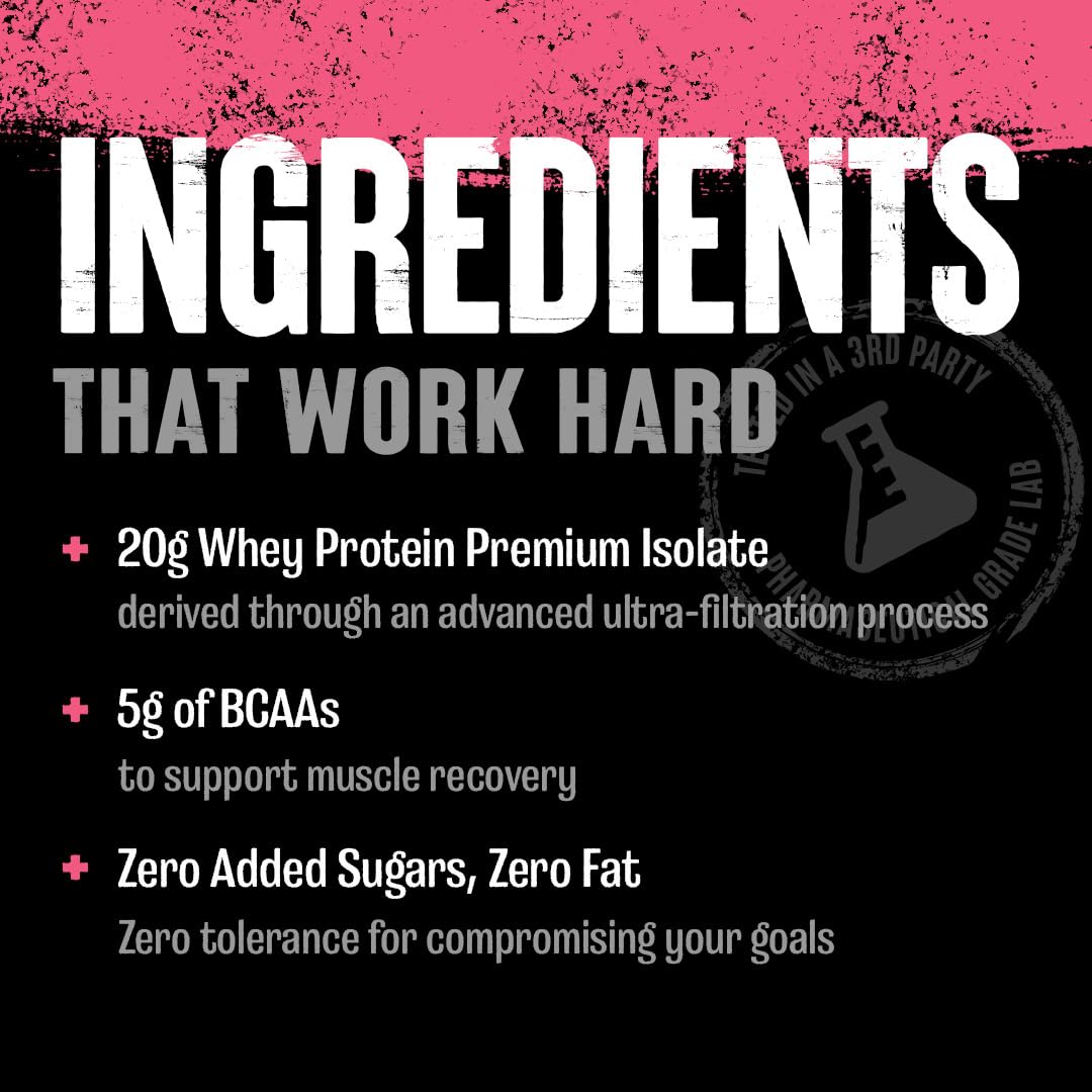 Animal Clear Whey Isolate dissolving in water shows quick dissolution.