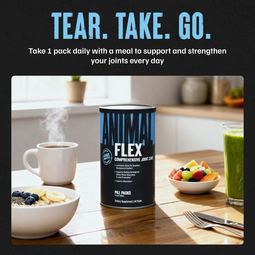 Animal Flex turmeric-ginger blend emphasizes joint health support