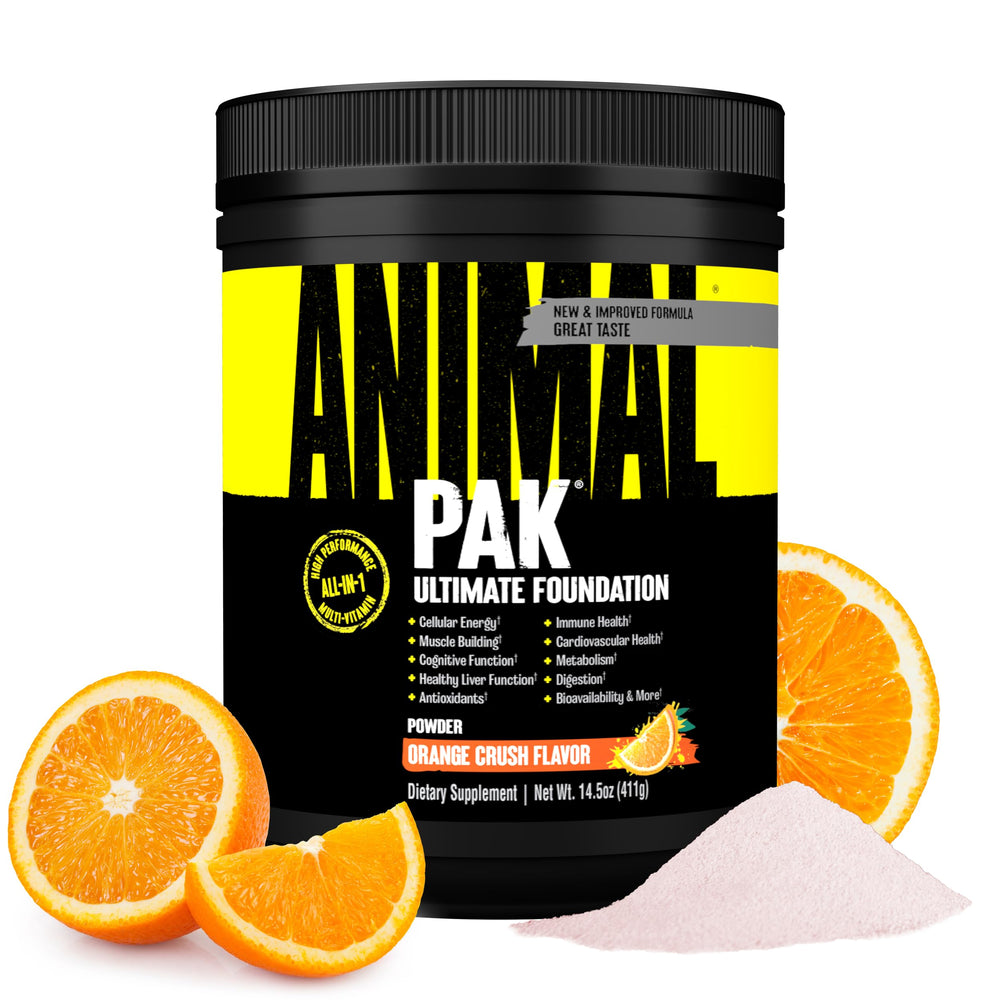 Animal Pak complete nutrition collection for daily athletic support.