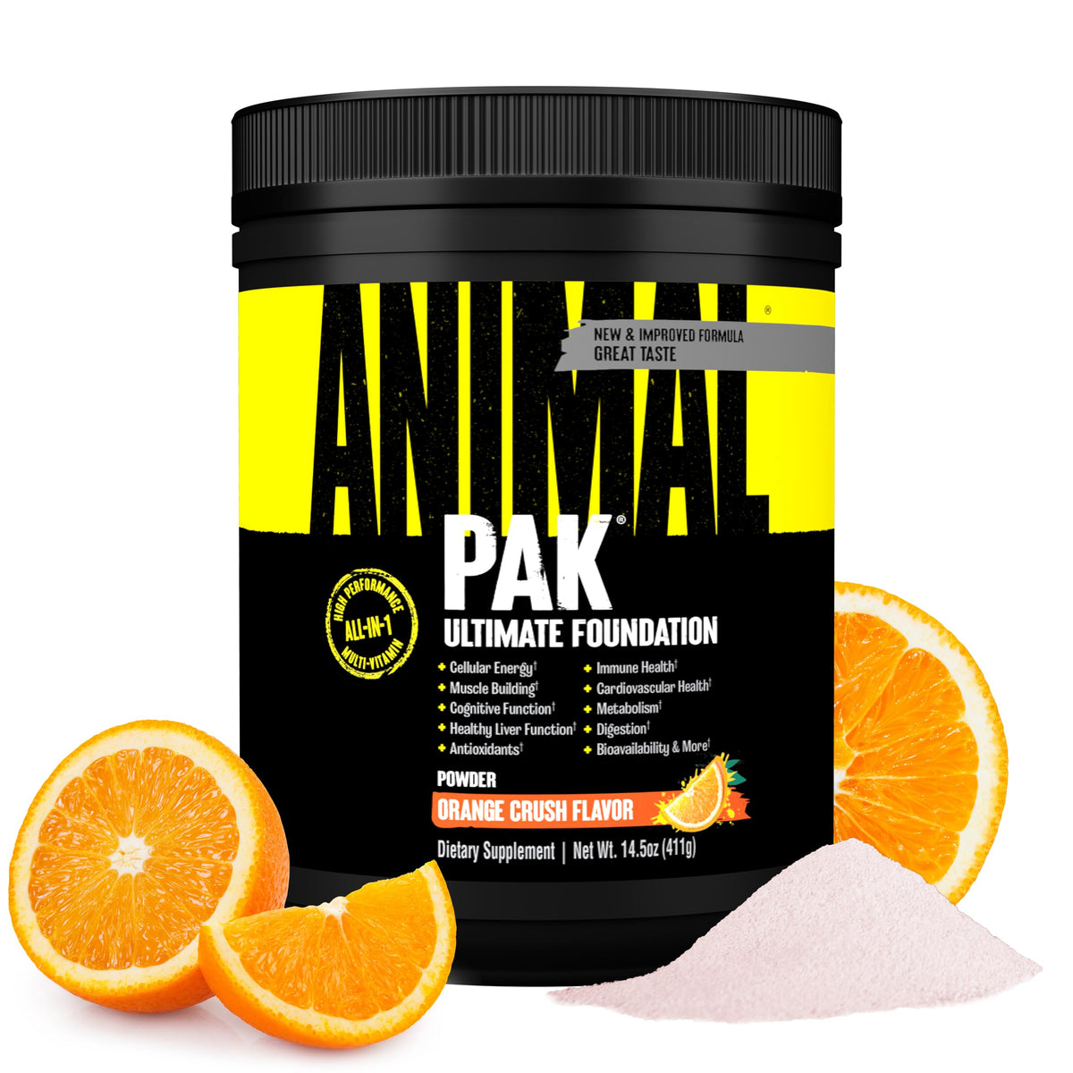 Animal Pak complete nutrition collection for daily athletic support.