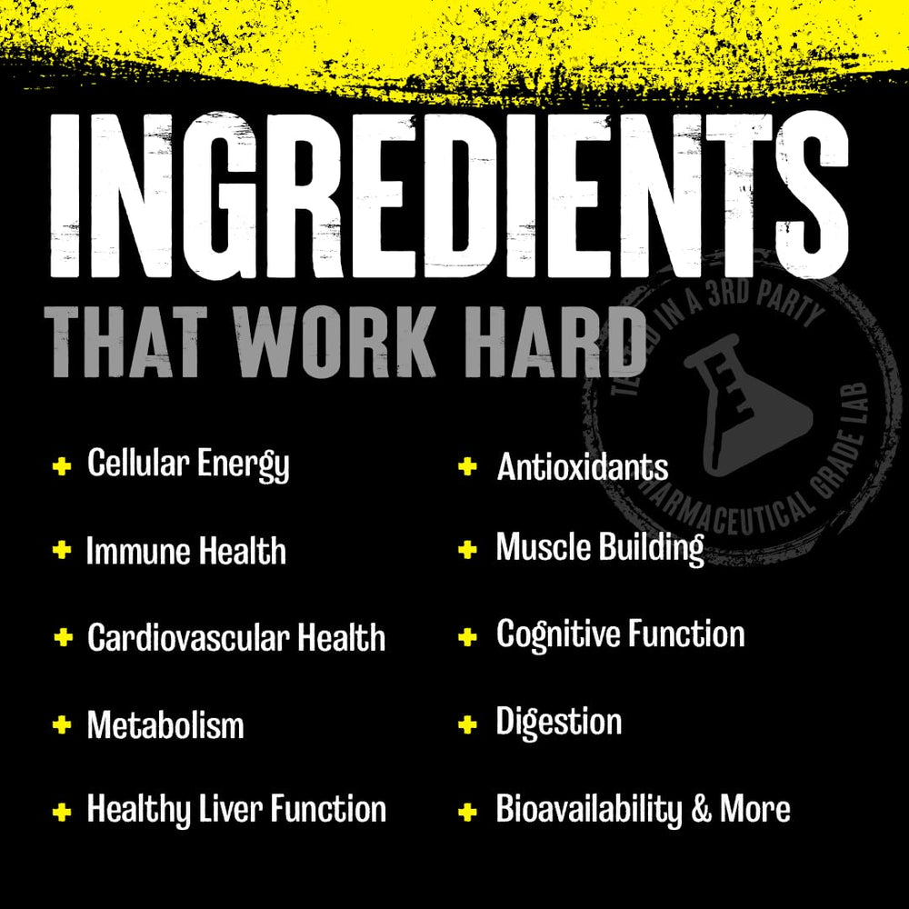 Animal Pak digestive enzymes aid digestion during training meals.