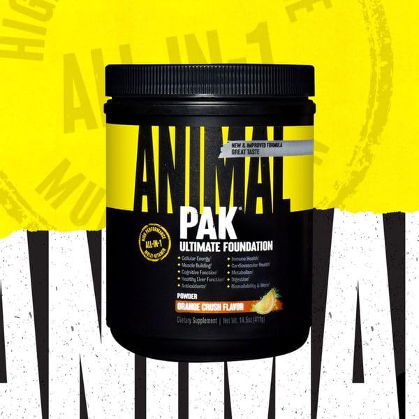 Animal Pak Spectra Blend with fruits and vegetables for natural energy.
