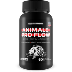 Animale Pro Flow bottle front promotes daily energy for men.