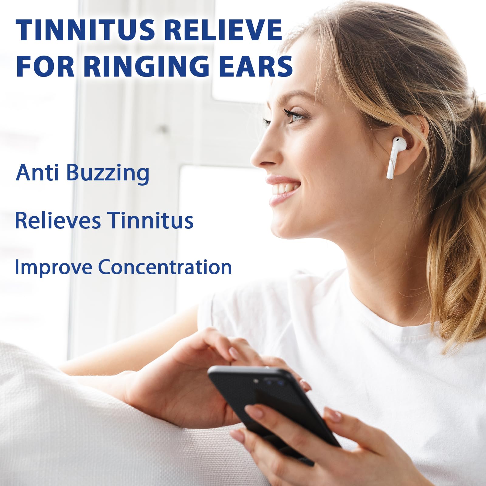 Anitiate spray helps soften earwax to reduce noise interference.