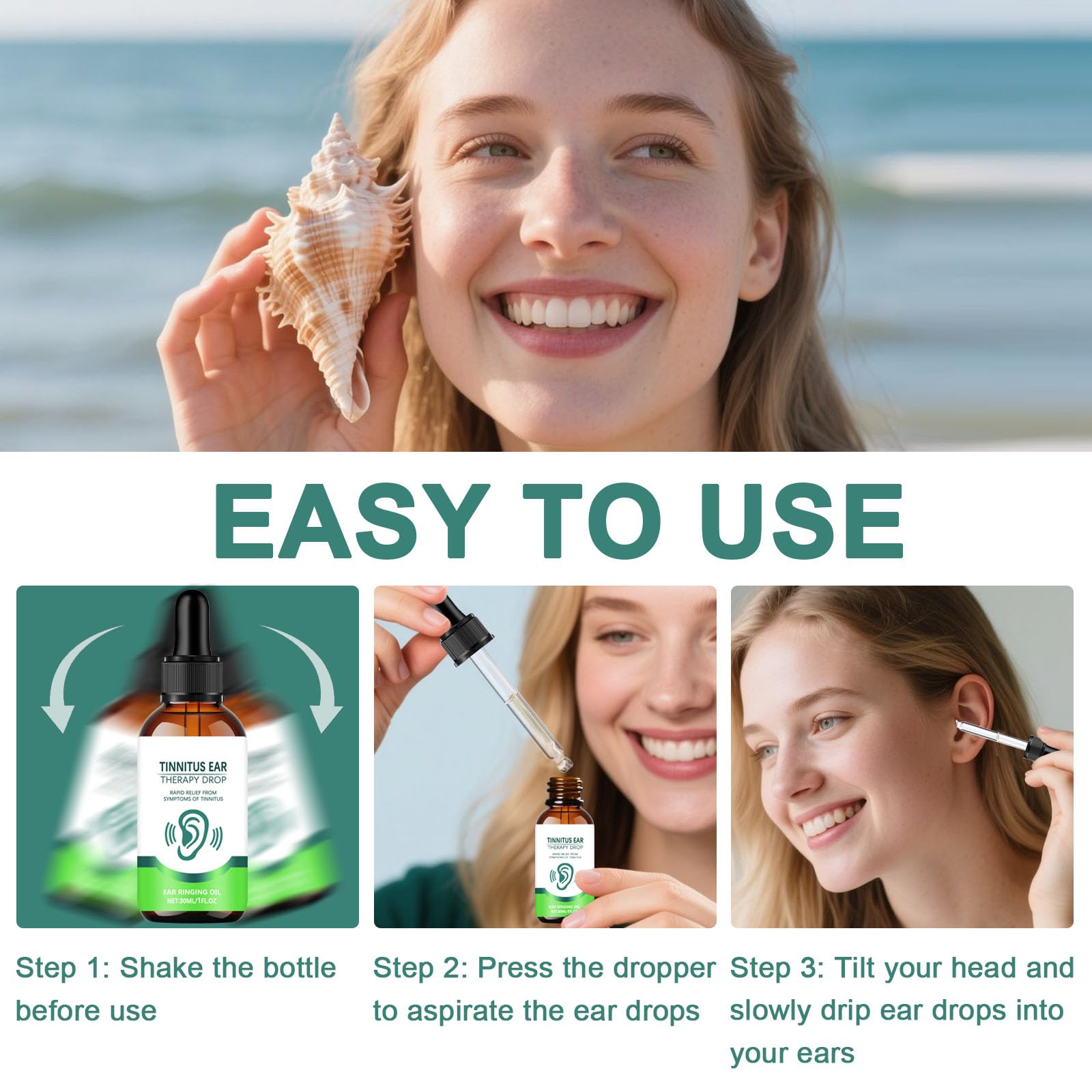 User-friendly bottle design enables easy, controlled application.