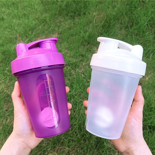 ANNAKIKI shaker bottle embossed oz-ml marks for quick measurements