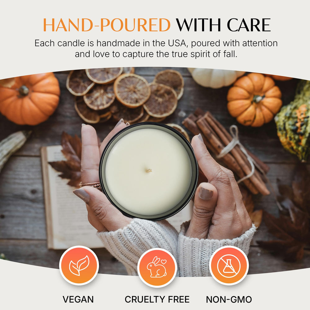 Anovina pumpkin candle jar—elegant design doubles as décor after the burn.