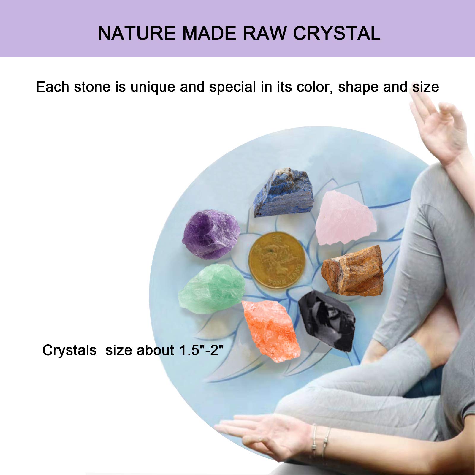 Anreign crystal stones 1.2 to 2 inch size ideal for chakra work.
