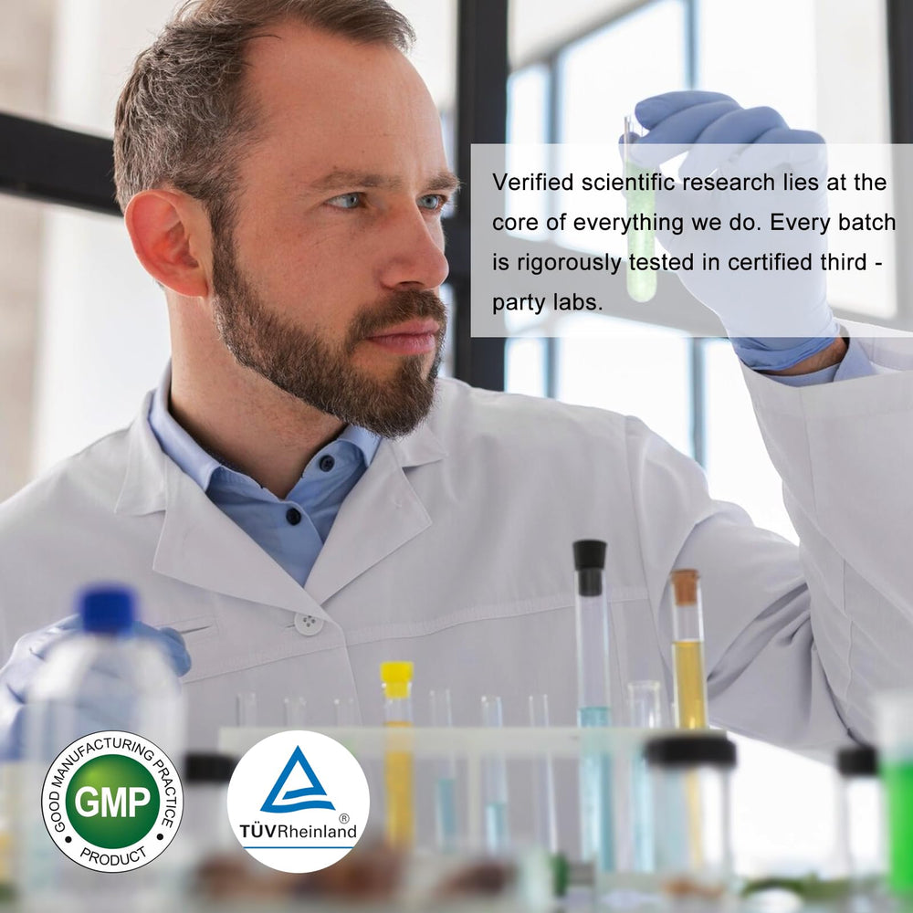 ANSWERELL ingredients panel highlights vitamins B1-B12 and vitamin D.
