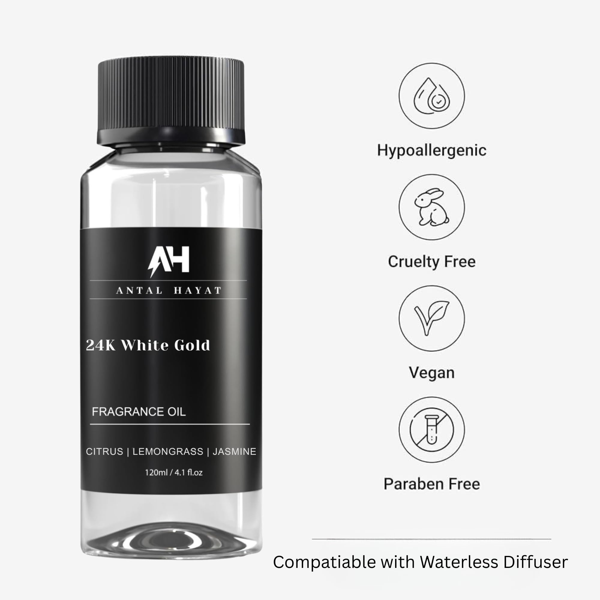 ANTAL HAYAT 24K diffuser aroma profile evokes hotel luxury for calm spaces