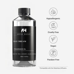ANTAL HAYAT Day Dream diffuser oil diffuser-setup for luxurious home fragrance.