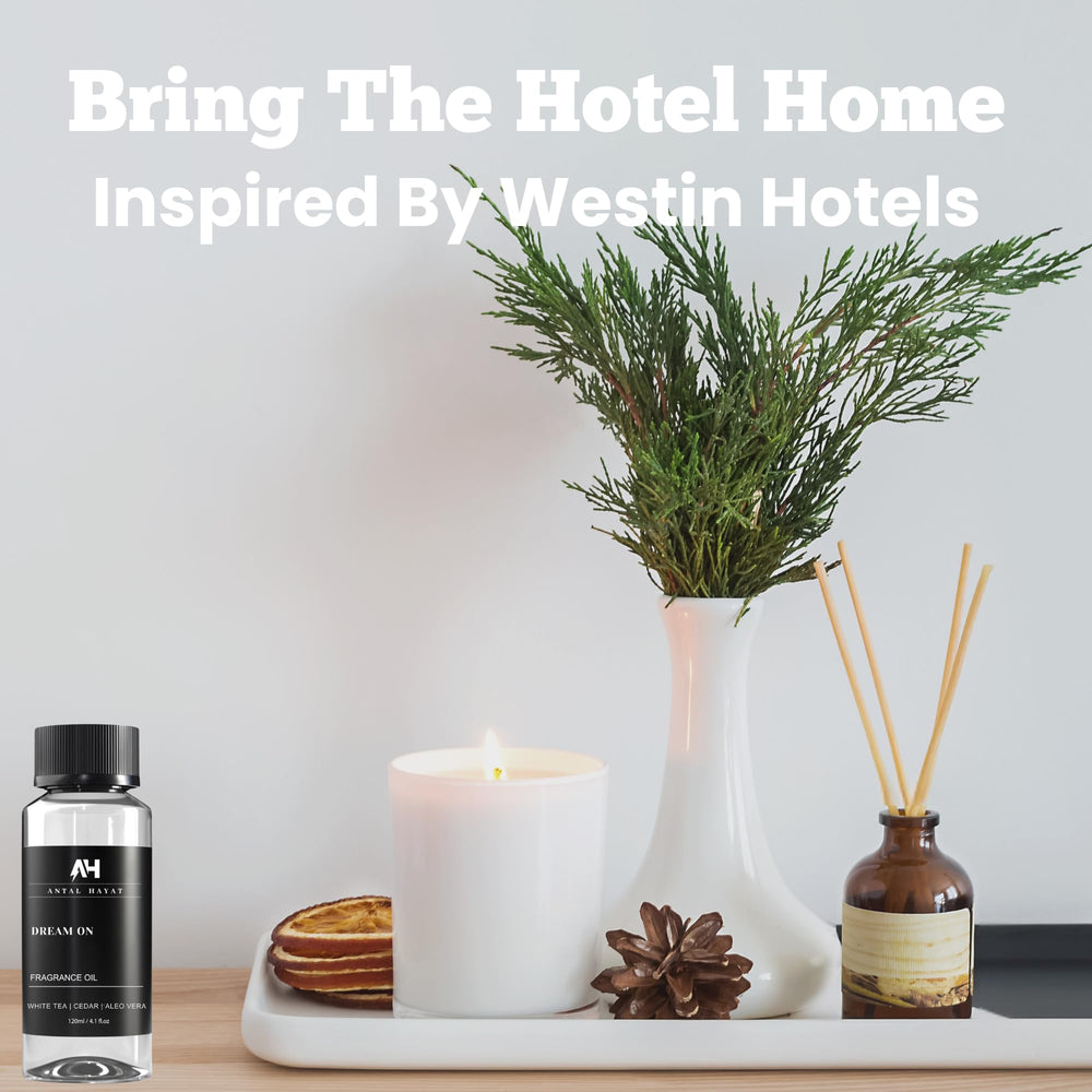 Antal Hayat Dream On diffuser misting in a living room setting