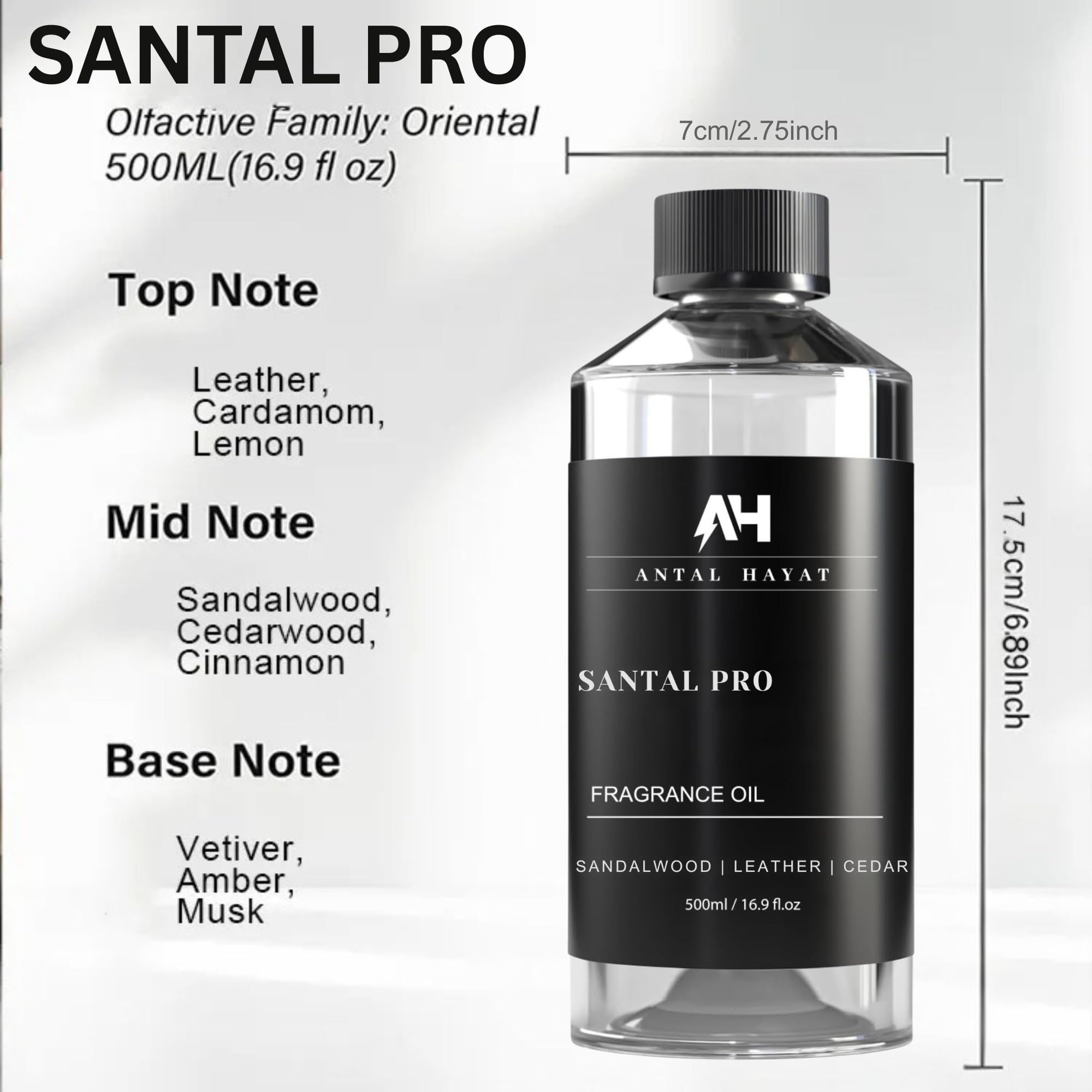 ANTAL HAYAT Santal diffuser oil shown in diffuser in use