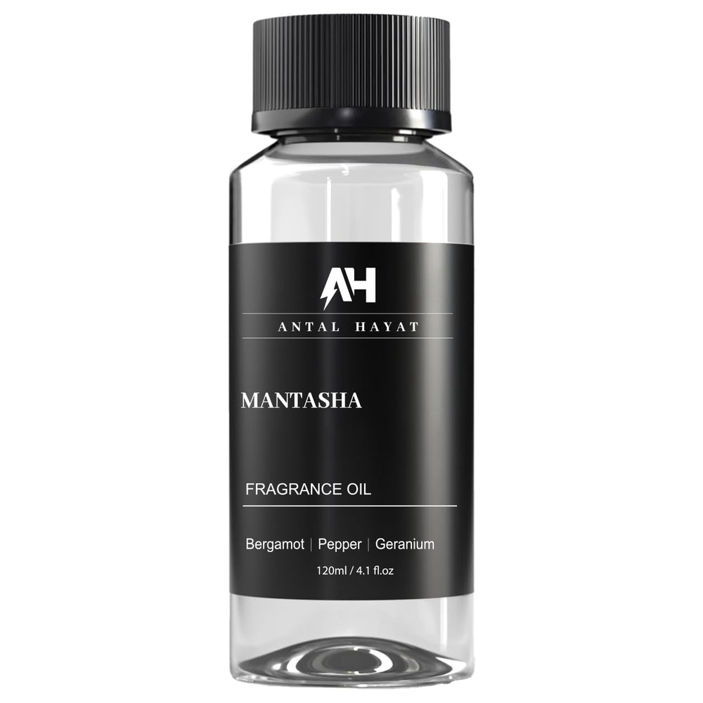 ANTAL HAYAT Mantasha 120ml bottle on glass for a premium room scent