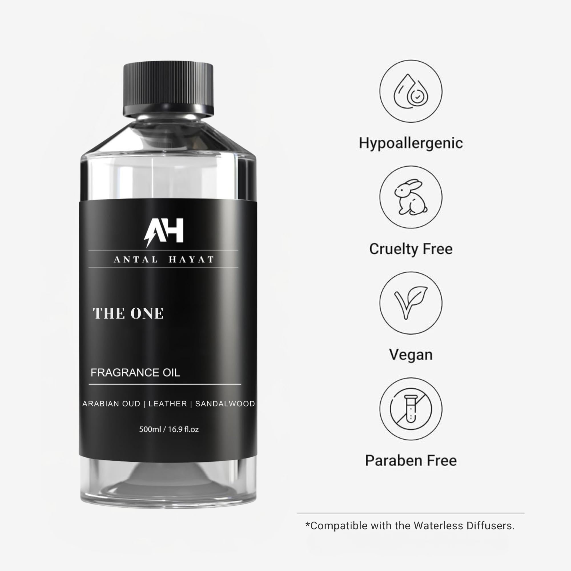 ANTAL HAYAT The One diffuser oil leather note and amber for cozy vibes