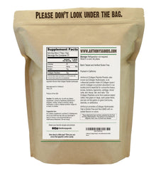 Anthony's Collagen Peptide Powder jar unflavored and versatile.