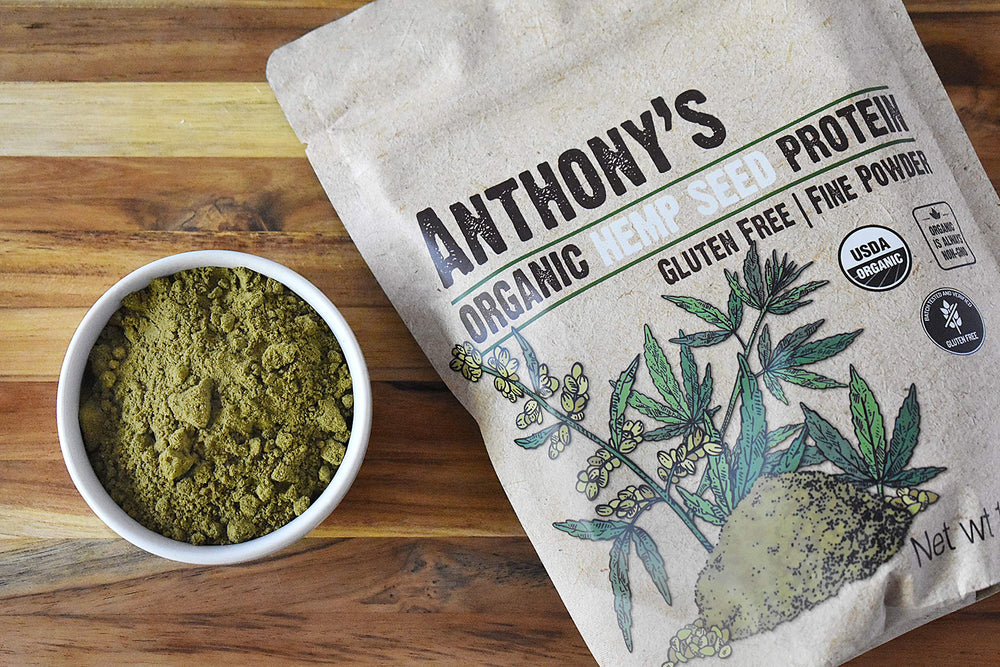 Proteína de cáñamo para hornear de Anthony's en recetas nutritivas