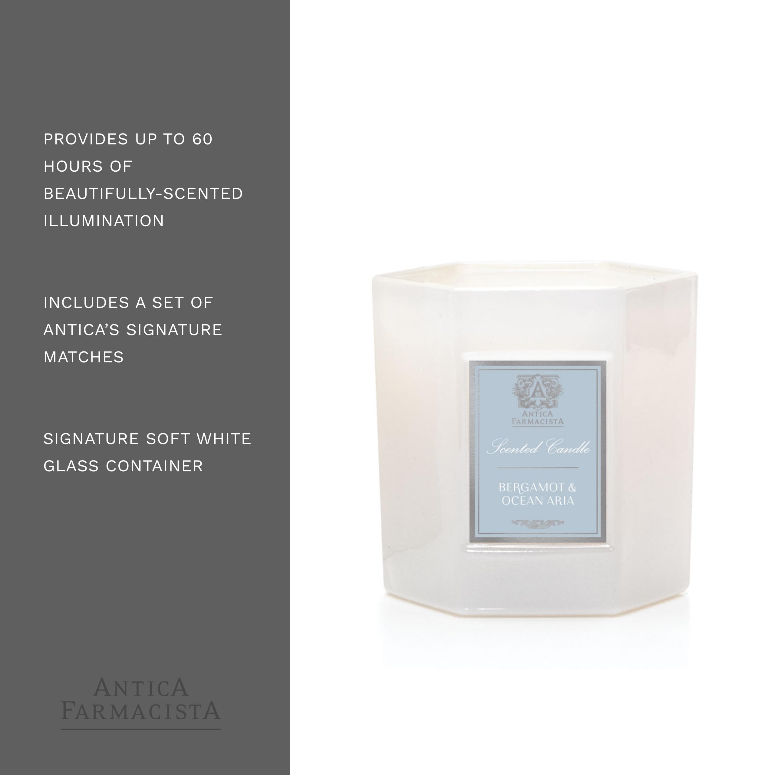 Antica Farmacista Bergamot Ocean Aria fragrance notes for home.