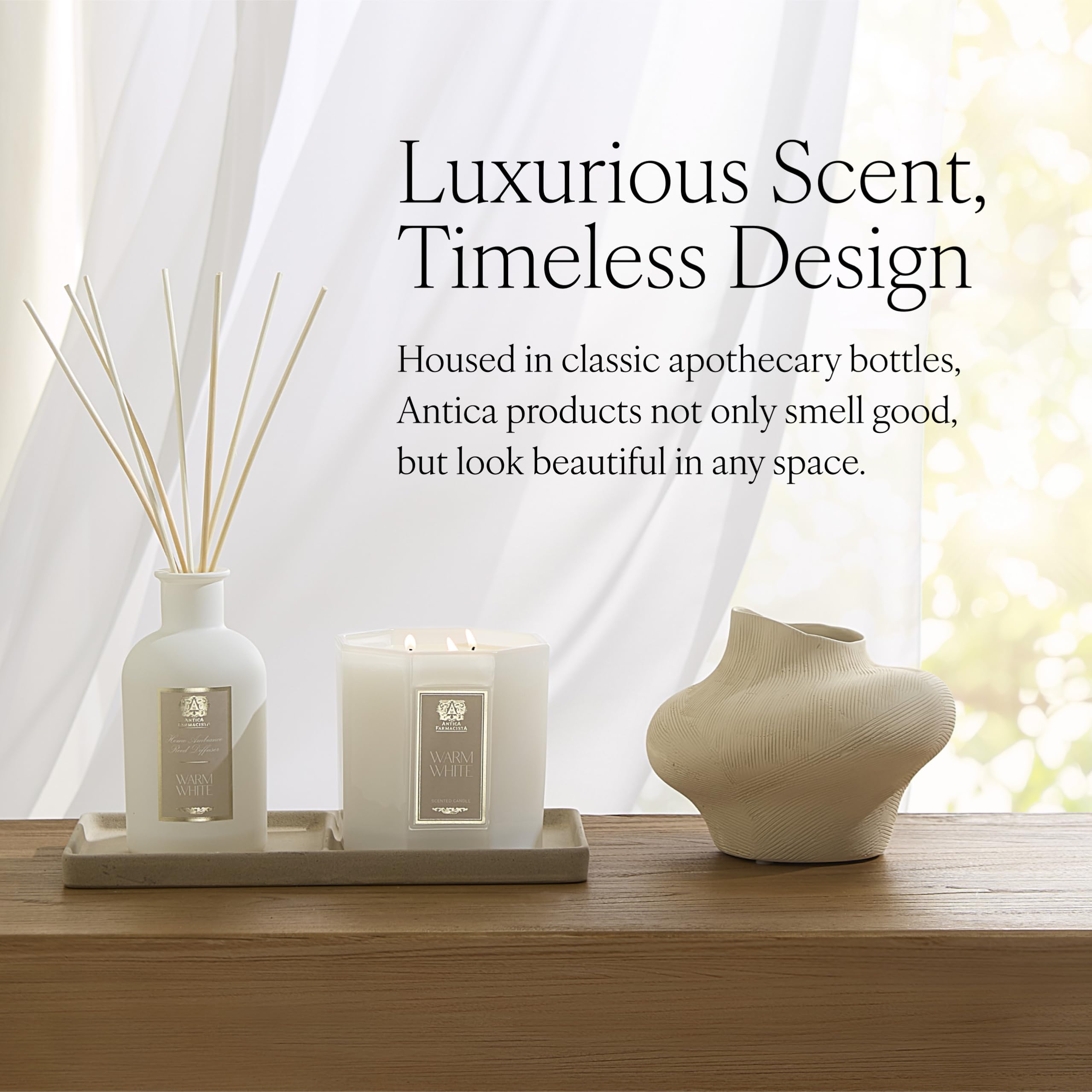 Antica Farmacista diffuser intensity control image shows easy scent customization.