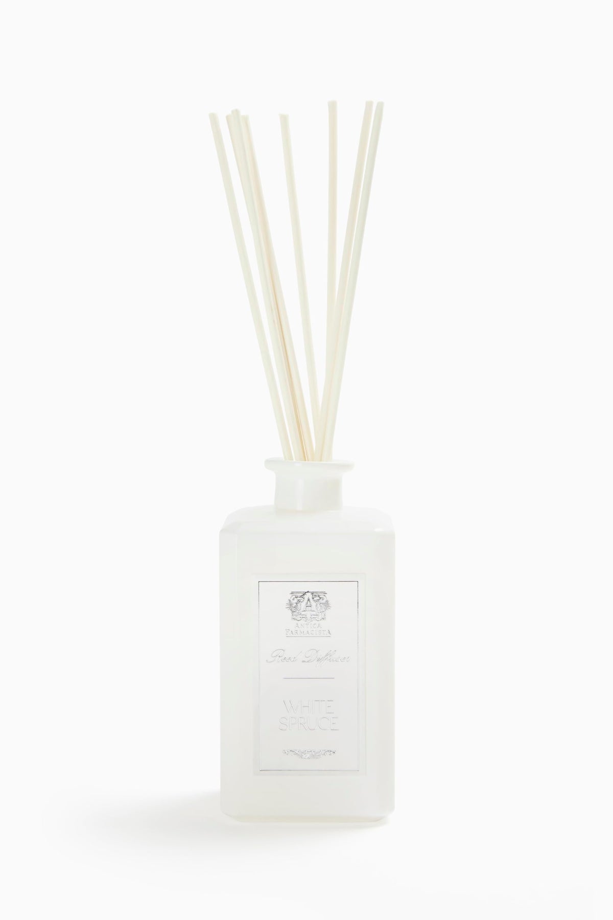Antica Farmacista Home Ambiance Diffuser bottle with reeds delivering long-lasting fragrance in your living space.