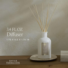 Antica Farmacista Reed Diffuser reeds for evenly dispersed fragrance.