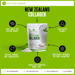 Collagen blending into a smoothie for a smooth texture.