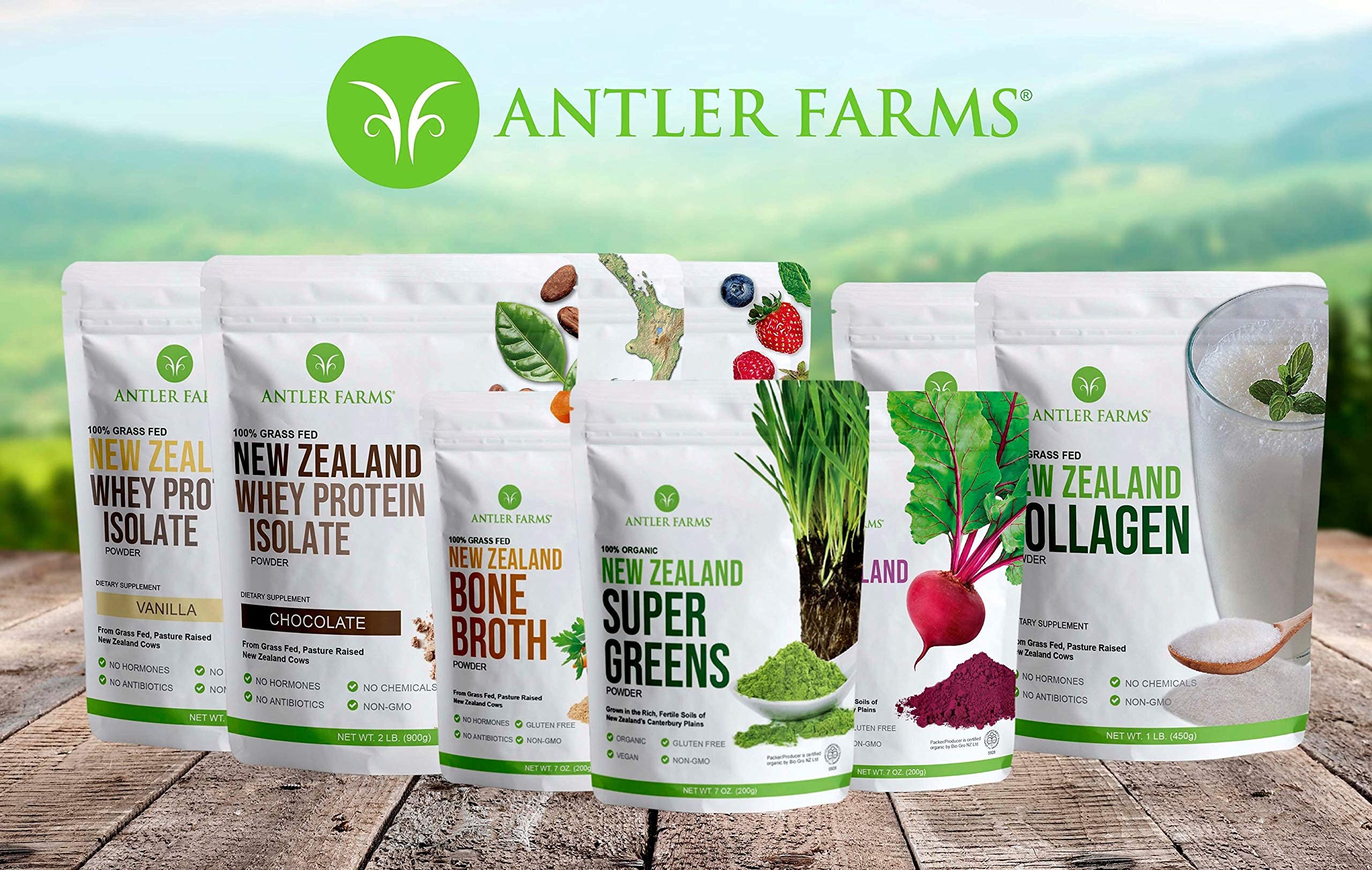 Antler Farms four-ingredient formula minus fillers for clean protein.