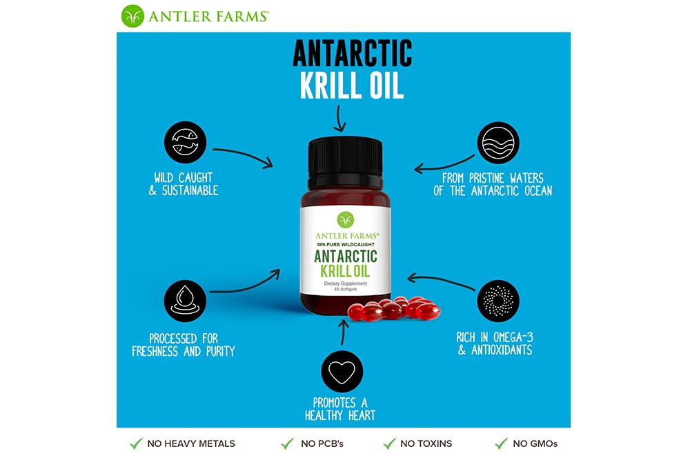 Antler Farms krill oil purity filter closeup signaling toxin-free profile.