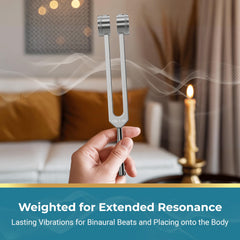ANU WAVE tuning forks 528Hz audible tone for energy alignment.