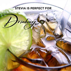 AnuMed Simply Liquid Stevia Creamy Vanilla label closeup emphasizes natural stevia sweetness.