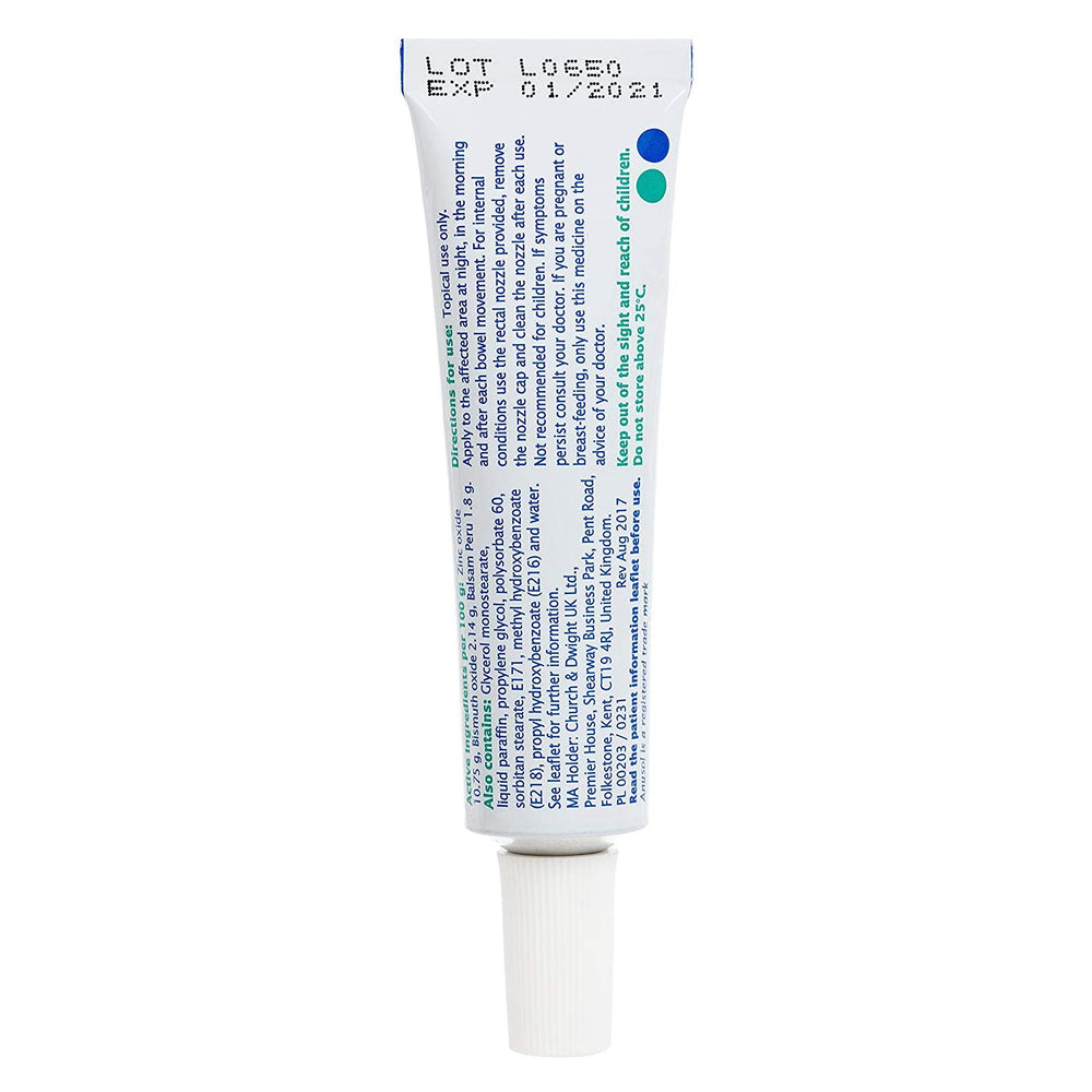 Anusol Cream vanishing base image for stain-free wear