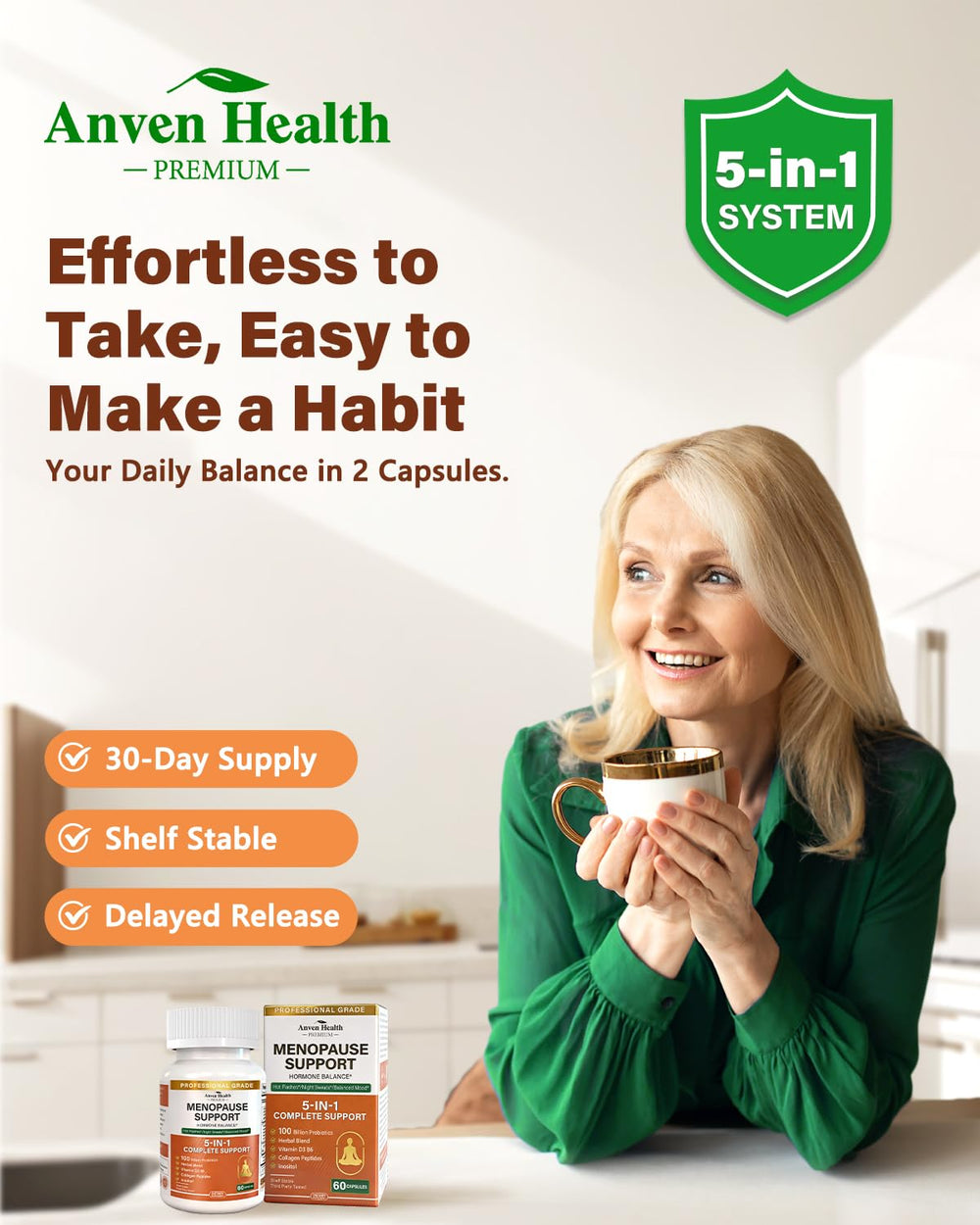 Anven Health herbal blend with Black Cohosh and friends for balance support