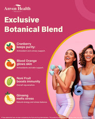 Cranberry and D-Mannose blend in Anven Health Probiotics for urinary health