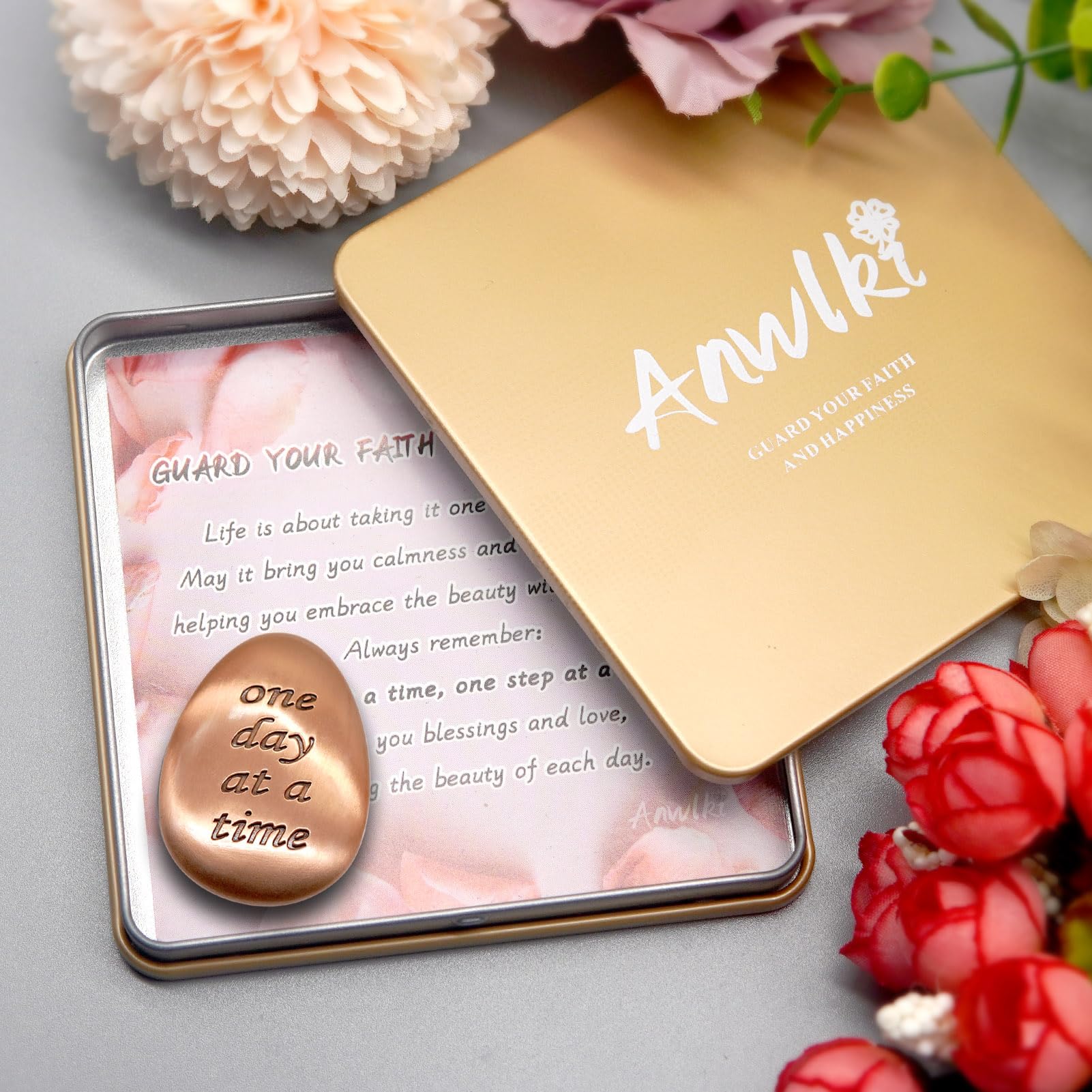 Anwlki pocket-size worry stone for on-the-go calm