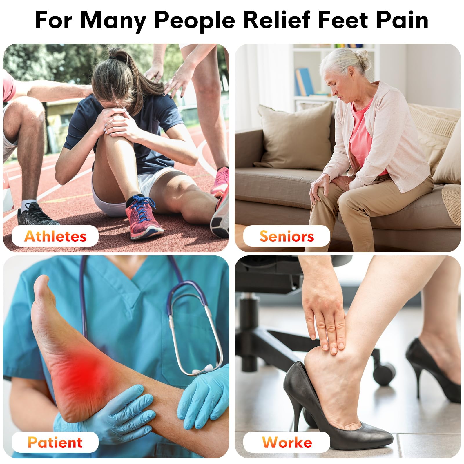 Anzqul foot and ankle care setup suitable for home use.
