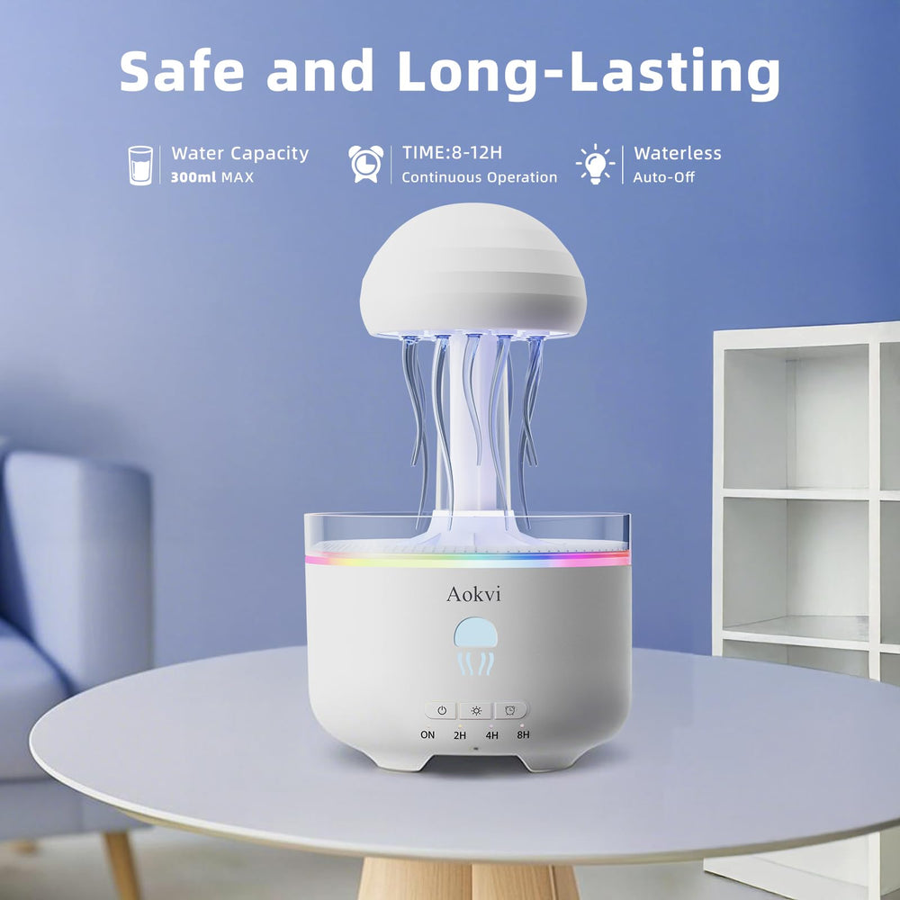 Aokvi Jellyfish Diffuser auto-off feature for safe unattended use