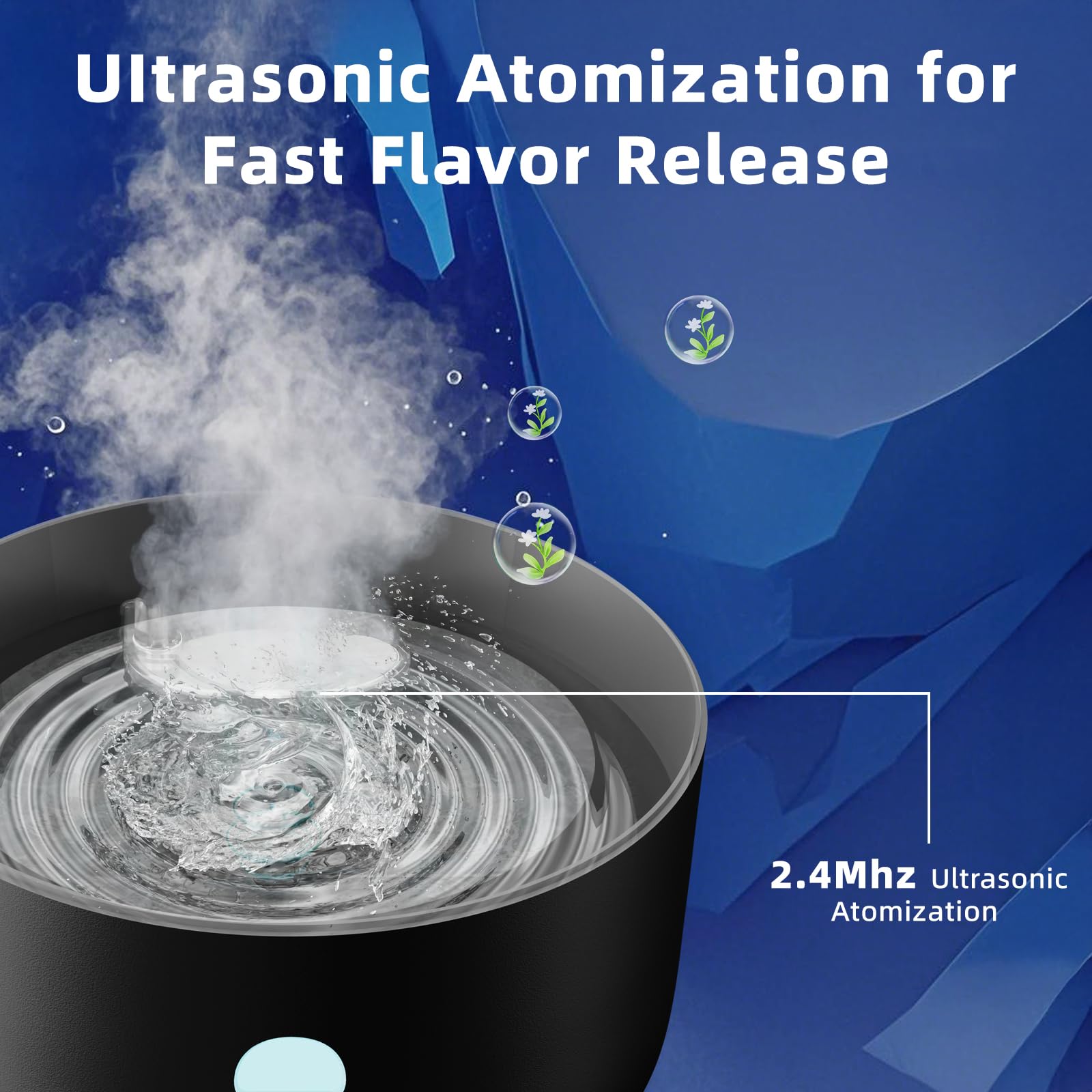 Aokvi Jellyfish Diffuser with 7-color LED lighting for mood ambience