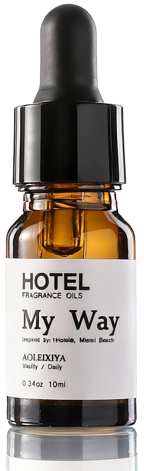 AOLEIXIYA My Way Diffuser Oil bottle pour for premium hotel-inspired ambiance.