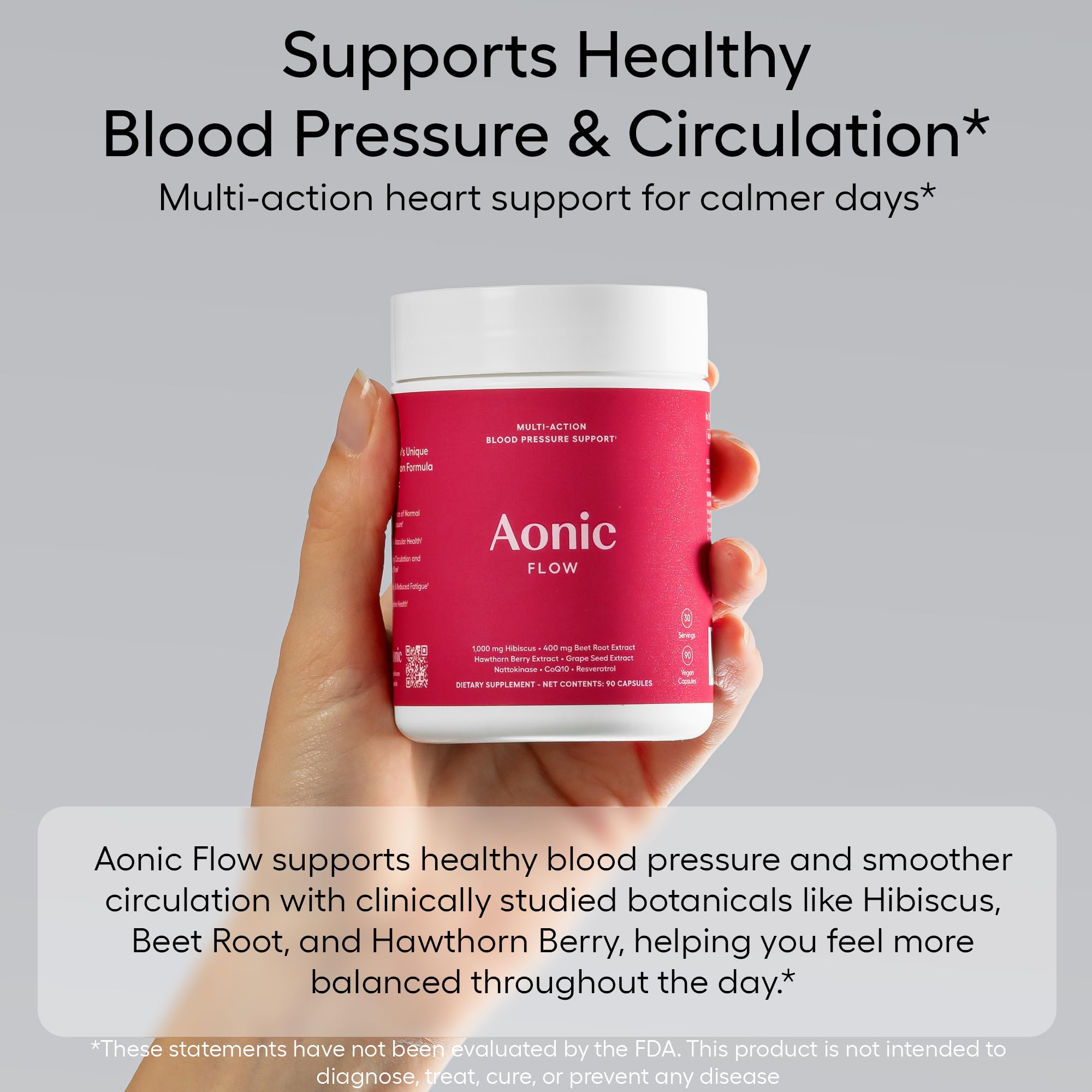 AONIC Flow CoQ10 softgel close-up for cellular energy support