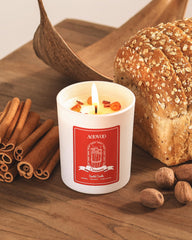 AOOVOO Cinnamon Candle packaging box highlights gift-ready presentation.