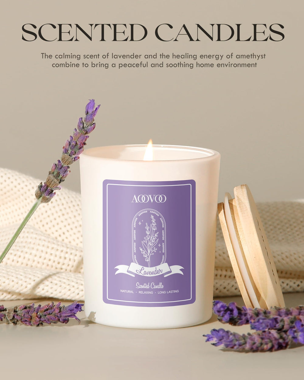 AOOVOO gift-packaging candle ready for gifting on special occasions.