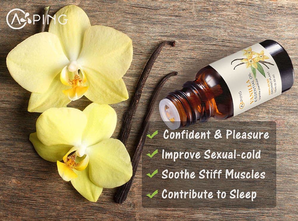 AOPING diffuser scene with rose and vanilla oils releasing fragrance.