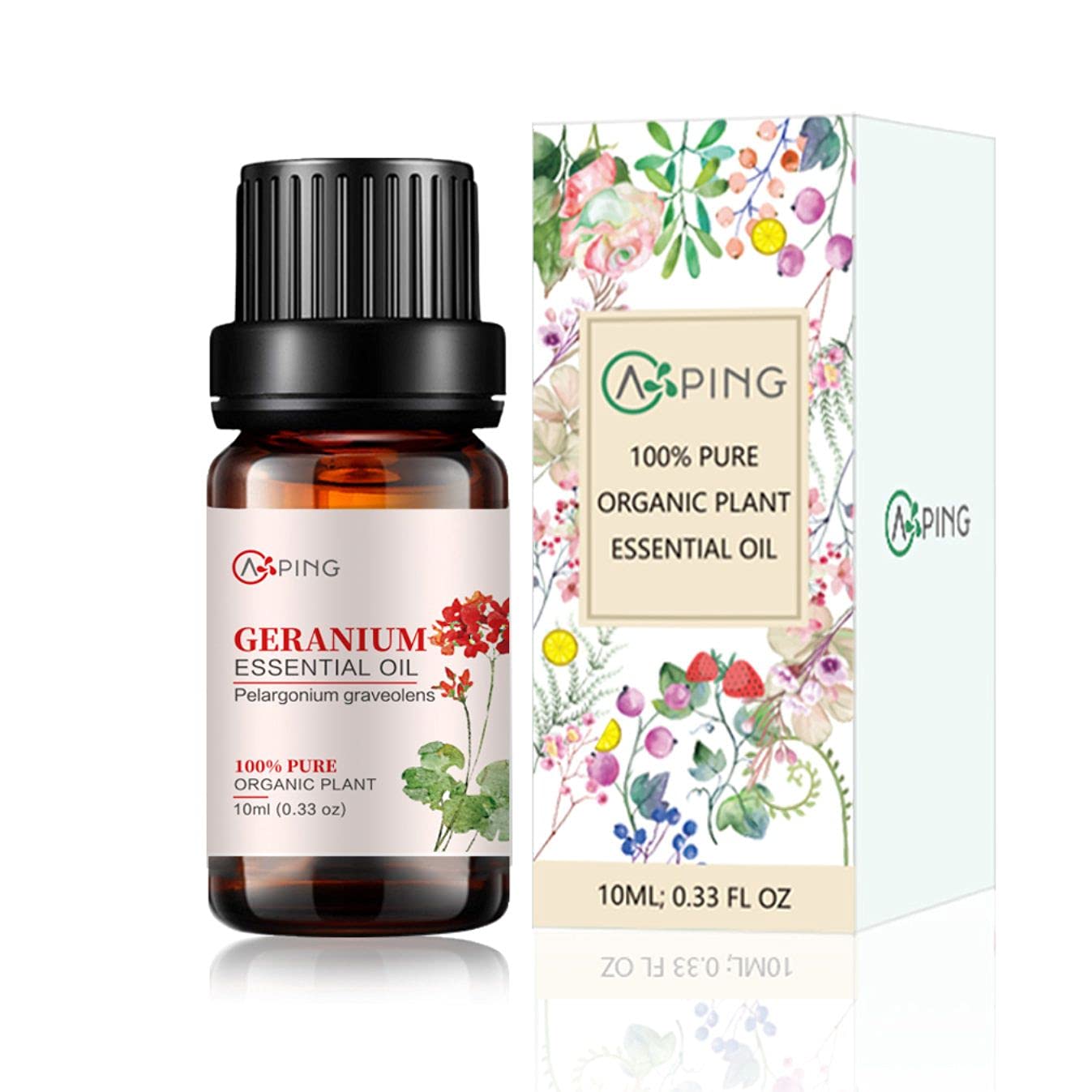 AOPING Pelargonium graveolens oil ideal for skincare and fragrances.