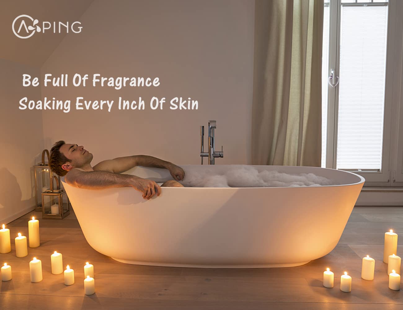 AOPING Grape essential oil used in handmade soaps and scrubs.