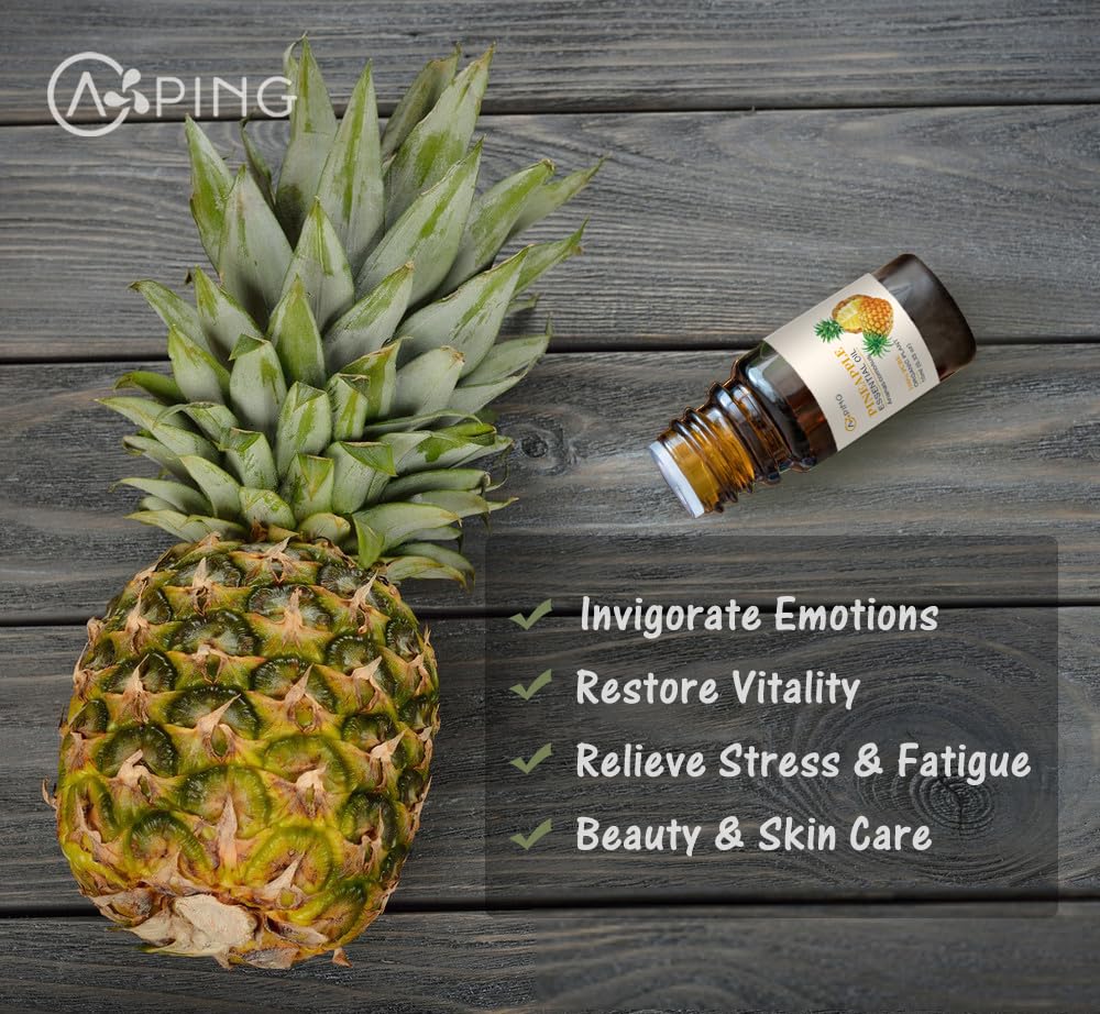 AOPING pineapple oil in a diffuser promotes a tropical, uplifting ambiance.