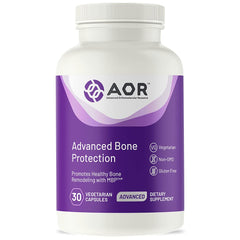 AOR Advanced Bone Protection bottle with capsules for bone remodeling support.