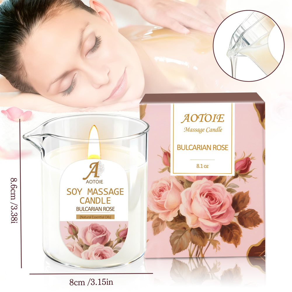 AOTOIE 40-hour burn time ensures prolonged relaxation and ambiance.