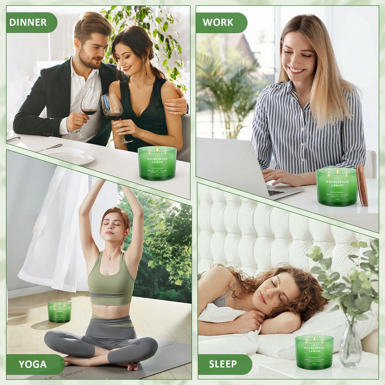 Aottom gift box candle perfect for gifting eucalyptus lemon notes