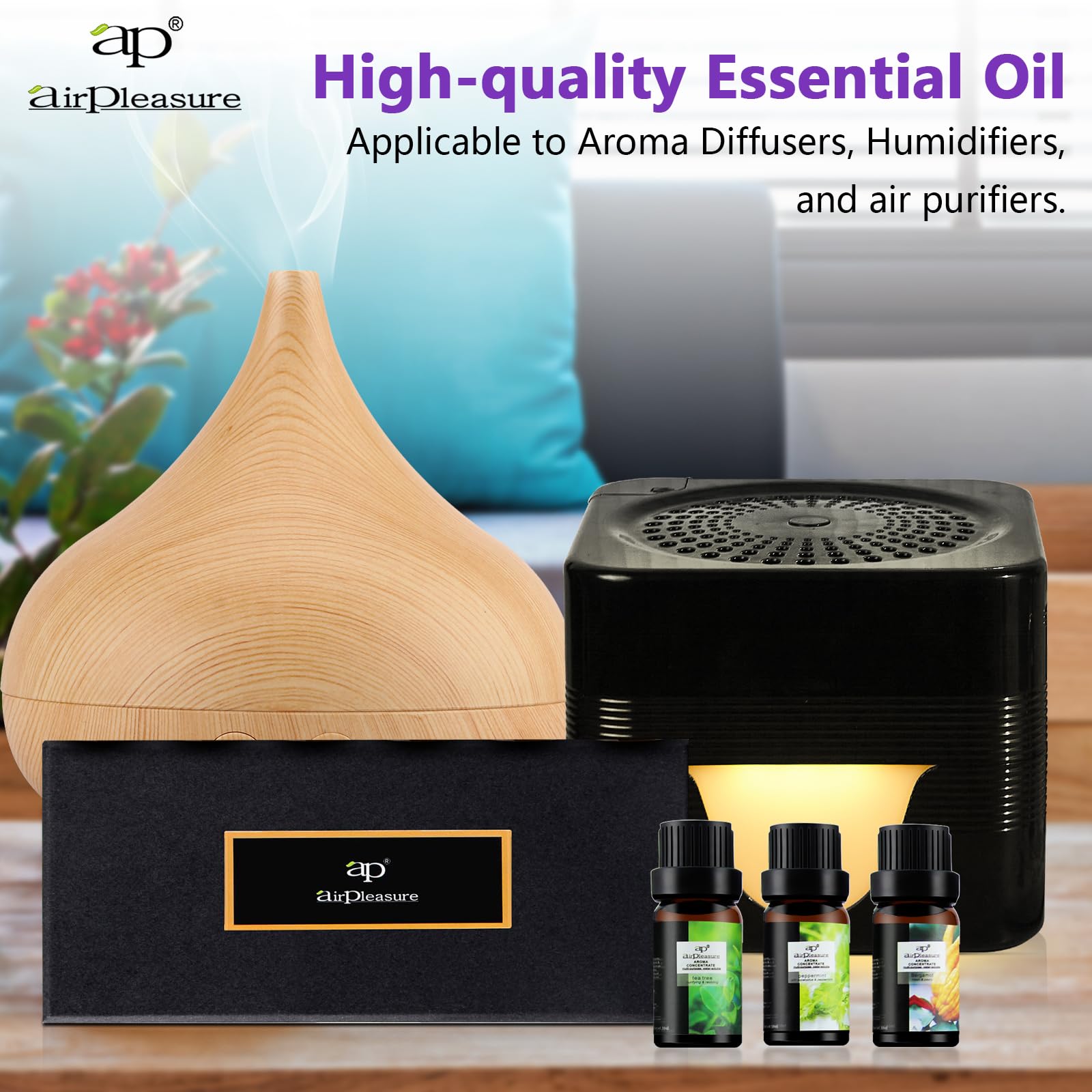ap airpleasure Diffuser Usage close-up image for easy setup.